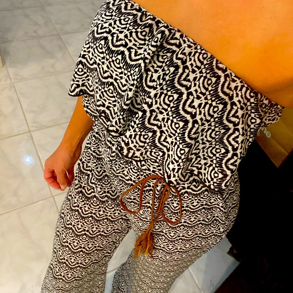 Western printed jumpsuit